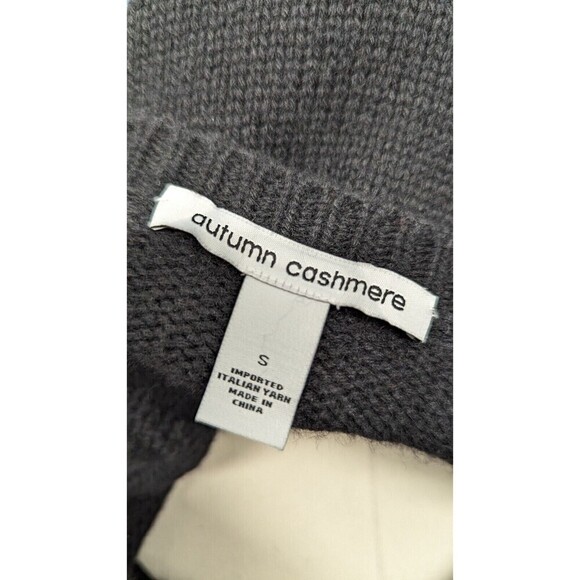 Autumn Cashmere Wool Blend Bishop Sleeve Pullover Vneck Sweater Small - Picture 5 of 8